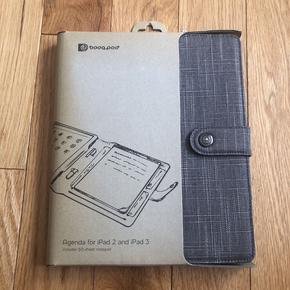 Booqpad Sand Agenda for iPad 2 and iPad 3 BPD3-SND NEW Includes Note Pad